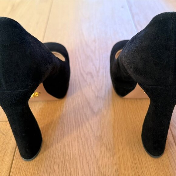 Suede platform heels - Picture 7 of 9